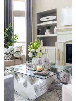 White Wavy Design Vase " From Pops Of Color Home Collection"