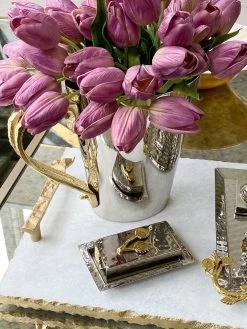 Silver Match Holder With Gold Detailing -Home Essentials Shop 2B581EBA 9CF2 4A9D 903B FA049D7E1A30 new