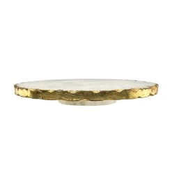 Marble Lazy Susan WithGold Organic Edge (2 Sizes) -Home Essentials Shop 50654 2 720x b714faf6 009a 4108 bb18 f7c474a8e166 1
