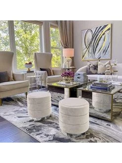 Olivia Storage Ottoman (3 Colors) -Home Essentials Shop 81mUNL9fmRL. AC SX615 SY462 1 new