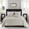 Ivory Velvet Quilt Set (2 Sizes) 2 Ivory Velvet Quilt Set (2 Sizes) -Home Essentials Shop 8d804267a65320fd9af5c572f8b7204a9aa50dbb new