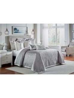 Amani Grey Quilt Set (2 Sizes)