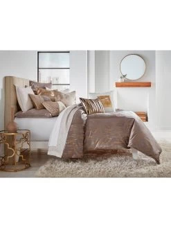 Arian Grey Velvet Duvet Cover (2 Sizes)