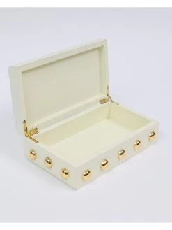 Studded Decorative Wood Boxes (4 Colors) -Home Essentials Shop DD5A5306 new