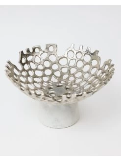 Textured Design Bowl With White Marble Base (2 Colors) "From Pops Of Color Home Collection" 22 Textured Design Bowl With White Marble Base (2 Colors) "From Pops Of Color Home Collection" -Home Essentials Shop DD5A5430 new 1