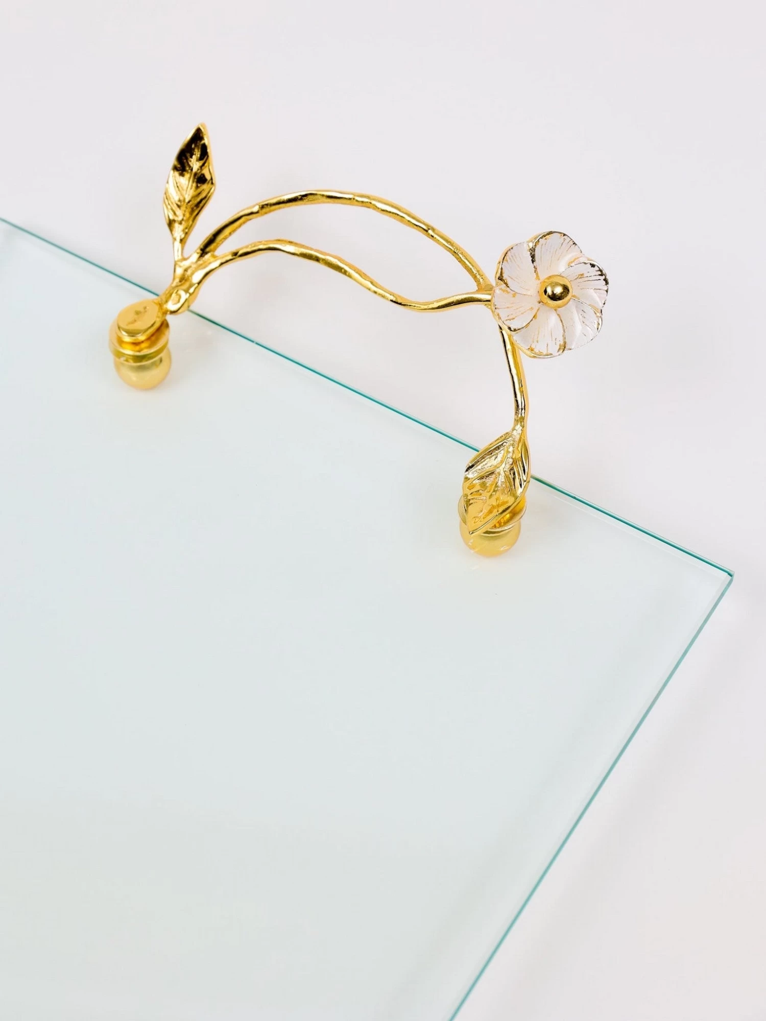 Large Rectangular Glass Tray From The Julia Flower Collection 6 Large Rectangular Glass Tray From The Julia Flower Collection - Image 4