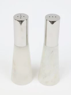 Set Of 2 Marble Salt & Pepper Shakers (2 Colors) -Home Essentials Shop DD5A6513 new