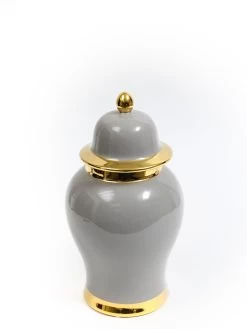 Two-Tone Ginger Jar (2 Colors, 2 Sizes) -Home Essentials Shop DD5A8542 Edit 1