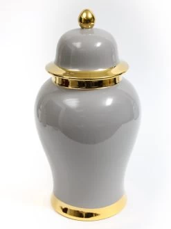 Two-Tone Ginger Jar (2 Colors, 2 Sizes) -Home Essentials Shop DD5A8543 Edit 1