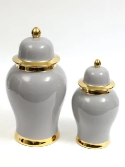 Two-Tone Ginger Jar (2 Colors, 2 Sizes) -Home Essentials Shop DD5A8544 Edit