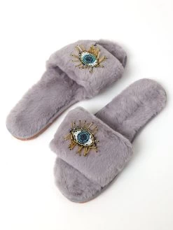 Beaded Evil Eye Slides (2 Colors, 3 Sizes) -Home Essentials Shop DD5A9869 Edit new