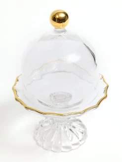 Glass Stand With Gold Top (3 Sizes) -Home Essentials Shop DD5A9989 Edit 1