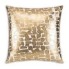 Becca Ivory And Gold Pillow - 20" X 20" -Home Essentials Shop FMBECCA02A IVGD new