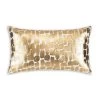 Becca Ivory And Gold Pillow - 14" X 20" -Home Essentials Shop FMBECCA02C IVGD new