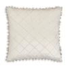 Diamond Beige Pillow - 20" X 20" -Home Essentials Shop FMDIAMOND01A BG new