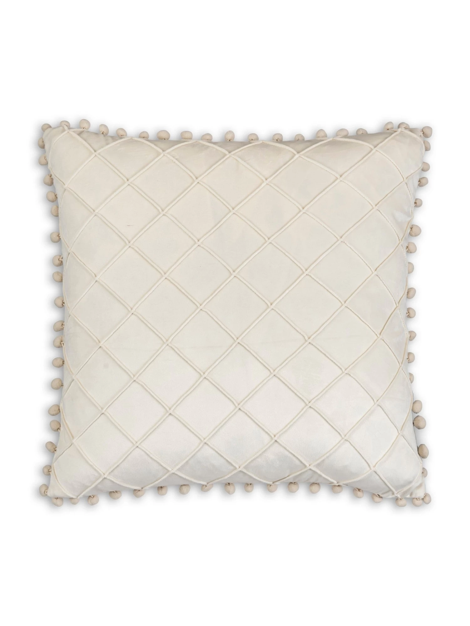 Diamond Beige Pillow - 20" X 20" 3 Diamond Beige Pillow - 20" X 20"