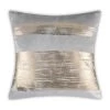 Leyla - Grey Velvet Pillow W/ Hand Painted Gold Brushstrokes - 20" X 20" 1 Leyla - Grey Velvet Pillow W/ Hand Painted Gold Brushstrokes - 20" X 20" -Home Essentials Shop FMLEYLA01A GYGD new