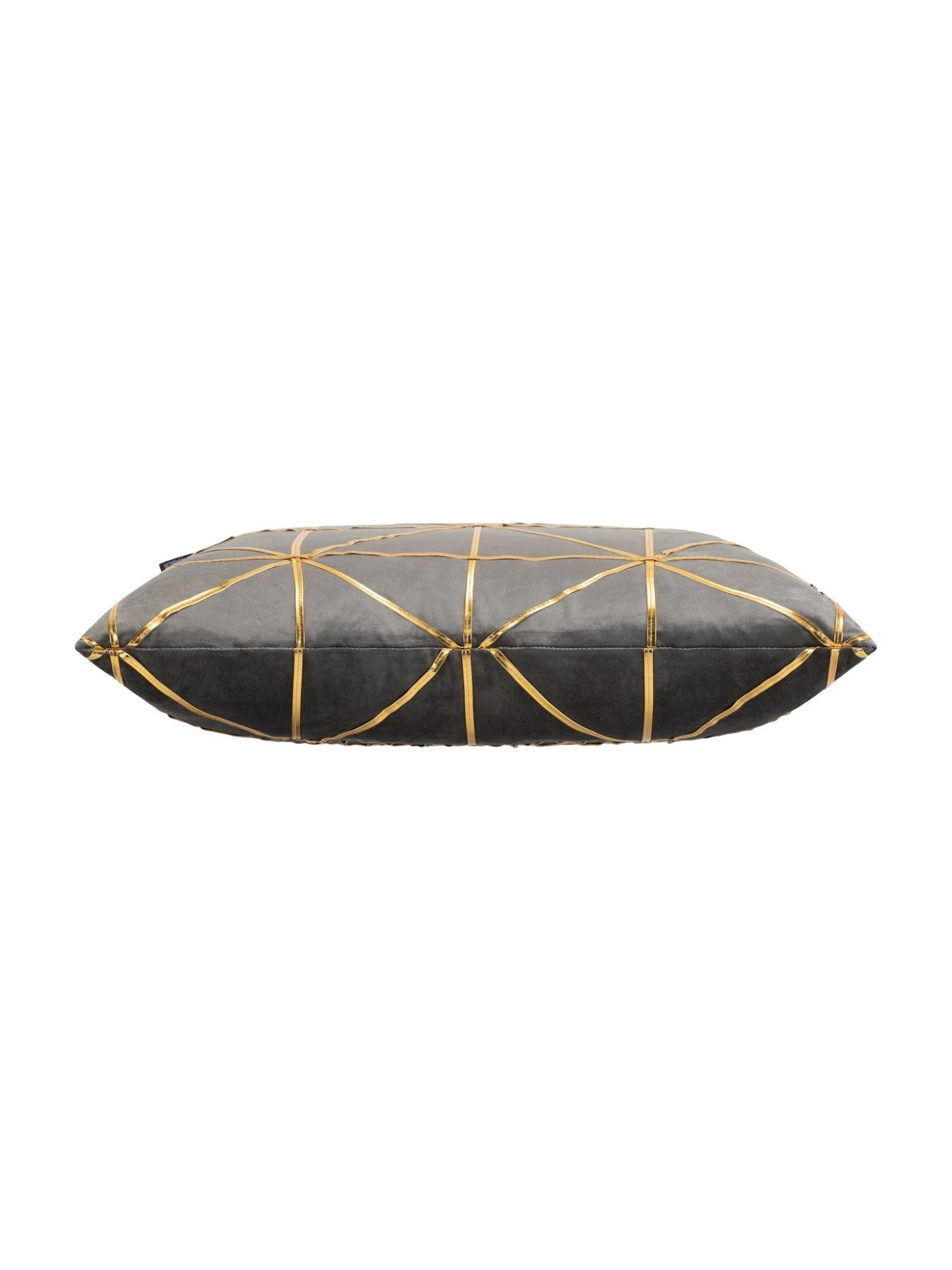 Sera Charcoal Gold Pillow - 20" X 20" 4 Sera Charcoal Gold Pillow - 20" X 20" - Image 2
