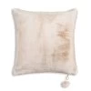 Snow - Beige Faux Fur Pillow - 26" X 26" 1 Snow - Beige Faux Fur Pillow - 26" X 26" -Home Essentials Shop FMSNOW01N BG new