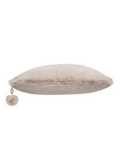 Snow - Beige Faux Fur Pillow - 26" X 26" -Home Essentials Shop FMSNOW01N BG 1 new