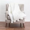 Snow - Ivory Faux Fur Throw - 60" X 50" -Home Essentials Shop FMTHR SNOW01 IV new 1