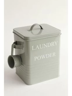 Metal Laundry Powder Container W/ Scoop -Home Essentials Shop FarahDrop7Apr2021 9924 new