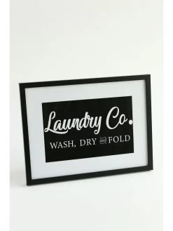 Laundry Co. Framed Sign -Home Essentials Shop FarahDrop7Apr2021 9940 new