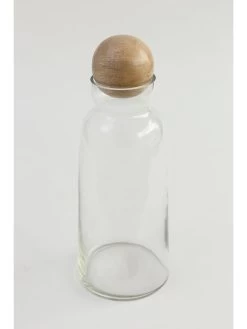 Glass Decanter W/ Mango Wood Stopper -Home Essentials Shop FarahDrop7Apr2021 9963 new 1