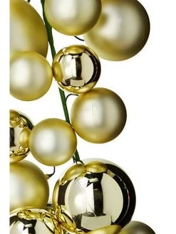 4' Shiny Gold Orb Garland -Home Essentials Shop G4232728 new