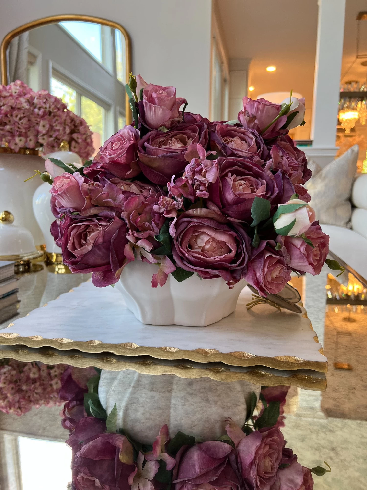 12.5" Lavender Peony/Rose Bundle 5 12.5" Lavender Peony/Rose Bundle - Image 3