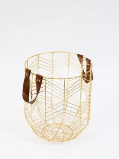 Gold Metal Storage Basket (3 Sizes) -Home Essentials Shop IMG 0046 aac9b143 25df 4997 94f2 414392e20baa new