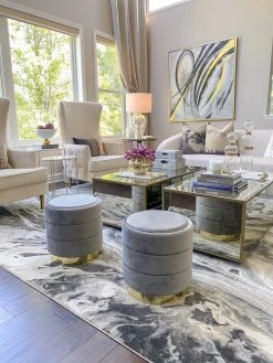 Olivia Storage Ottoman (3 Colors)