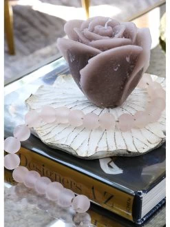 Soft Pink Glass Beads