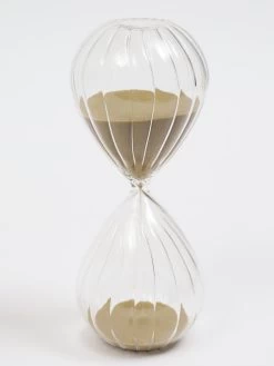 Glass Hourglass With Gold Sand