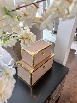 Set Of Two Decorative Boxes (2 Colors)