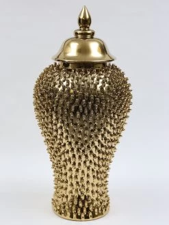 Gold Studded Ginger Jar (3 Sizes) -Home Essentials Shop IMG 0471 new 1