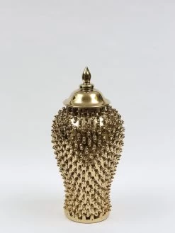 Gold Studded Ginger Jar (3 Sizes) -Home Essentials Shop IMG 0472 new 1