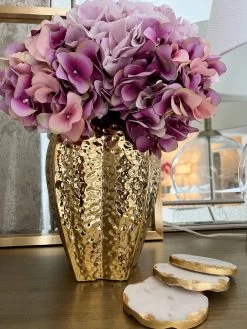 Gold Pomegranate Vase (2 Sizes)