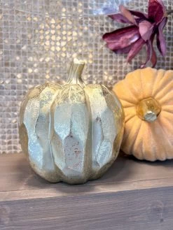 Gold Fall Pumpkin (2 Styles) -Home Essentials Shop IMG 0636 new