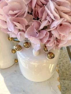 White & Gold Ceramic Studded Vase (3 Sizes) -Home Essentials Shop IMG 0889 new 1