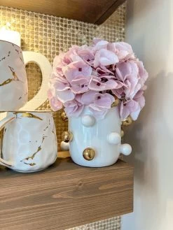 White & Gold Ceramic Studded Vase (3 Sizes) -Home Essentials Shop IMG 0951 1 new 1