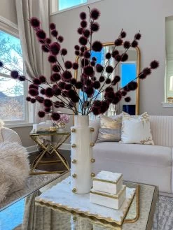 White & Gold Ceramic Studded Vase (3 Sizes) -Home Essentials Shop IMG 0997 1 new