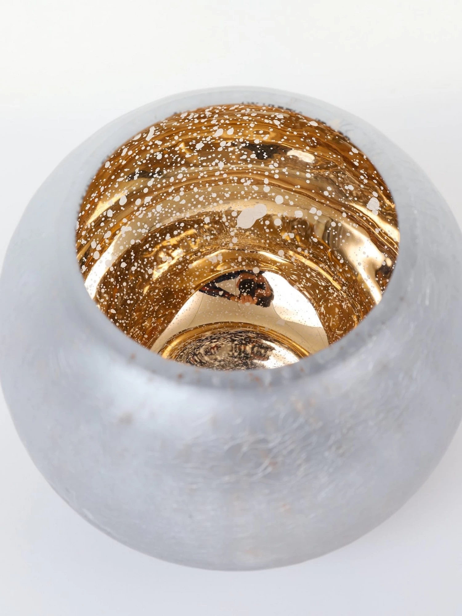 Crackled Glass Vase (2 Styles) 8 Crackled Glass Vase (2 Styles) - Image 6