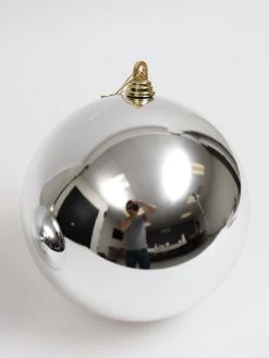 Oversized Silver Ornament (2 Sizes) -Home Essentials Shop IMG 1564 new
