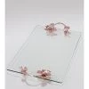 Rose Gold Crystal Floral Handled Glass Tray -Home Essentials Shop IMG 1646re new 1