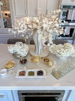 Gold Metal Dish From The White Jeweled Flower Collection (2 Sizes) -Home Essentials Shop IMG 1955 ea3d689d 054d 4a89 b01c d82e38e2b14d new