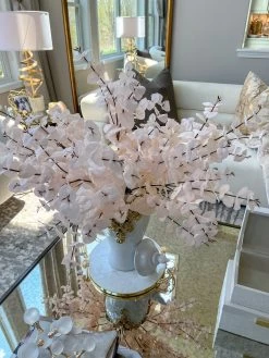 35.5" Soft Pink Eucalyptus Stem