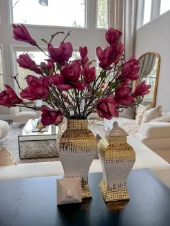 36" Fuchsia Magnolia Stem -Home Essentials Shop IMG 2198 new