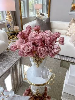 White Ginger Jar With Cascading Gold Floral Details -Home Essentials Shop IMG 2204 50a3b7f0 8a78 4592 bc6d cb36fb1d30f8 new