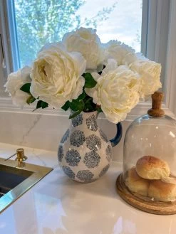 Blue & White Pitcher